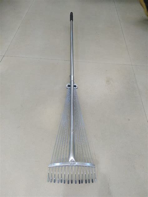 Silver Stainless Steel Adjustable Leaf Rake, For Gardening at best price in Jalandhar