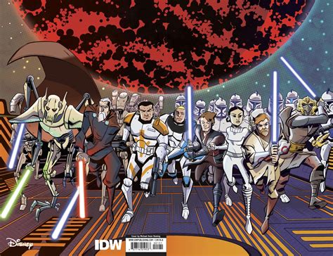 Star Wars: The Clone Wars - Battle Tales #1 wrap-around variant cover by Michael Avon Oeming : r ...