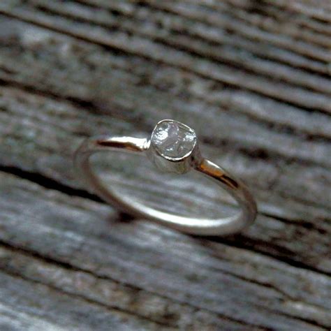 Custom Rough Diamond Ring / Raw Diamond Ring / Rough Diamond / - Etsy