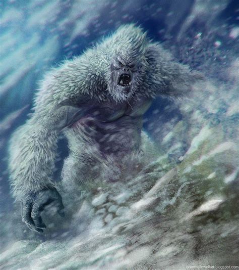 Yeti - Cryptid Wiki | Bigfoot art, Mythological creatures, Mythical creatures