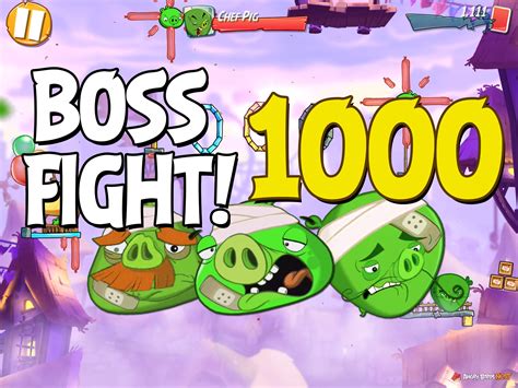 Angry Birds 2 Boss Fight Level 1000 Walkthrough – Pig City Hamsterdam | AngryBirdsNest