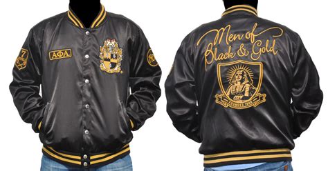 Alpha Phi Alpha apparel-Satin Jacket