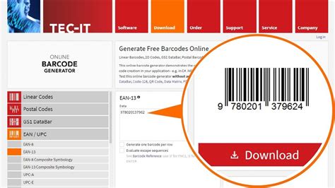 Free online barcode generator - guidegetmy