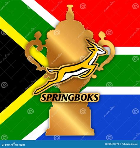 Rugby World Cup 2023 and Champion South African Team Springboks Logo Editorial Image ...