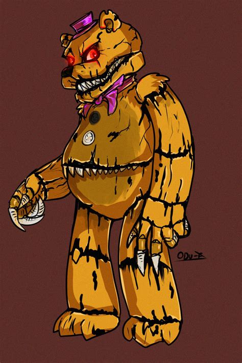 nightmare Fredbear by Odu4 on DeviantArt