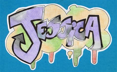 Free Graffiti Alphabet Names " Jessica