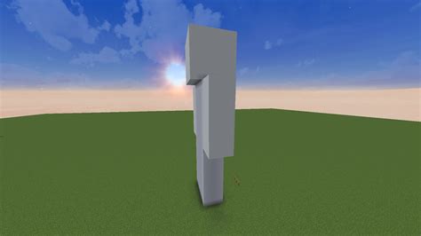 Skin statue template Minecraft Map