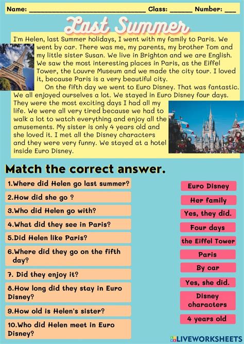 Past Simple Tense interactive activity for M.1. You can do the exercises online or download the ...