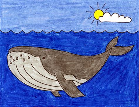 How To Draw A Humpback Whale