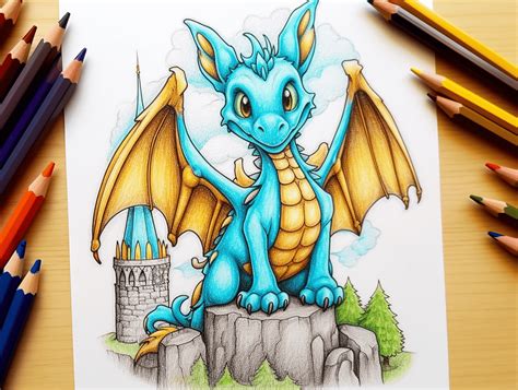 35 Dragon Coloring Pages: Printable Sheets