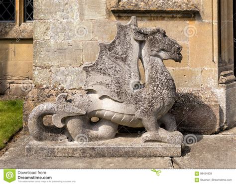 Welsh Dragon Sculpture, Croft Castle, Herefordshire. Stock Photography | CartoonDealer.com #98454938