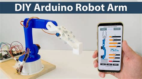 DIY Arduino Robot Arm with Smartphone Control - How To Mechatronics