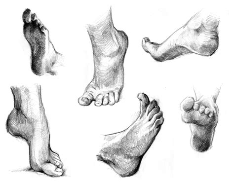 Feet from different perspectives | Drawing/ research | Pinterest