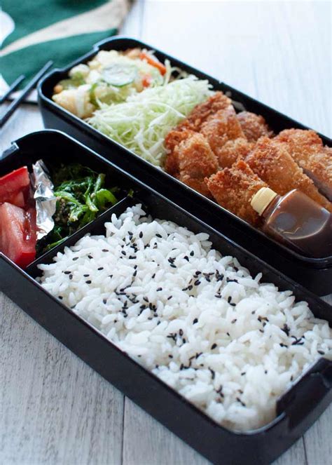 Bento Box - Tonkatsu Bento - RecipeTin Japan