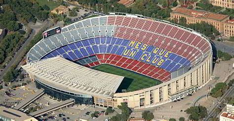 Camp Nou, the stadium of FC Barcelona