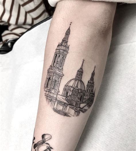 Cathedral-Basilica of Our Lady of the Pillar tattoo by @isaarttattoo - Tattoogrid.net