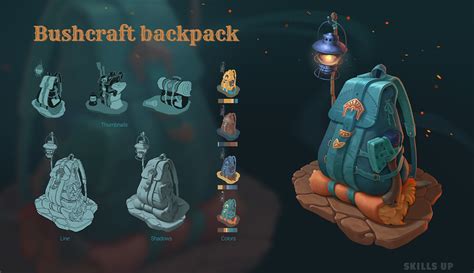 Bushcraft backpack on Behance