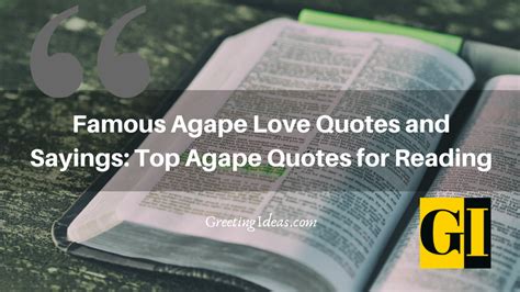 10 Inspirational and Spiritual Agape Quotes and Sayings