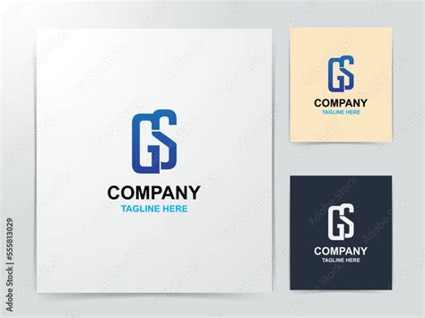 creative gs logo design Stock Vector | Adobe Stock