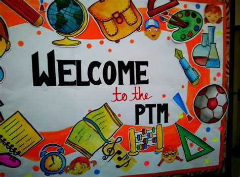 Art ,Craft ideas and bulletin boards for elementary schools: PTM bulletin board