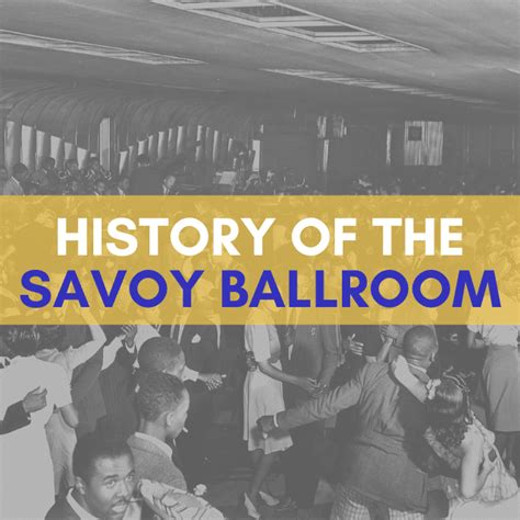 History of the Savoy Ballroom - iLindy