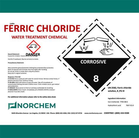 FERROUS CHLORIDE SOLUTION | Norchem Shop