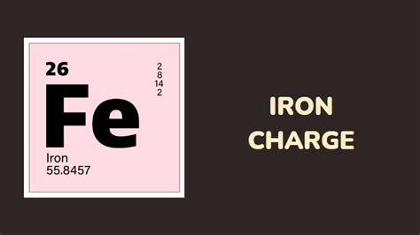 Iron Charge: Properties And Variable Charges - Gezro