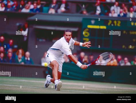 Australian tennis player Pat Rafter, Wimbledon, UK 1990s Stock Photo ...