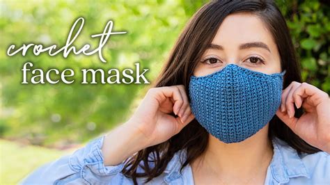 How to Crochet a Face Mask — Quick, Easy, & Adjustable - YouTube