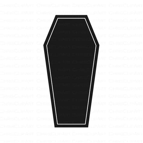 COFFIN SVG, Coffin Silhouette, Coffin Png, Coffin Vector, Clipart Coffin, Halloween Svg Files ...