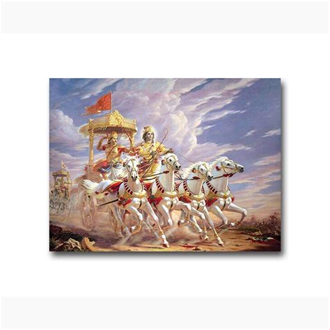 100Yellow® Mahabharata/Krishna Wall Painting Canvas - 23 X 35 Inch ...