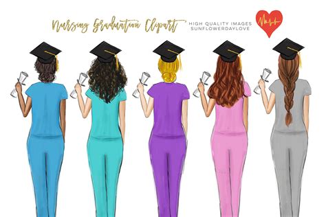 Graduation College Girl Clip Art, Nurse Nursing clipart (603414 ...