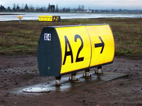 Lumacurve Airfield Guidance Sign | Lumacurve Airfield Signs