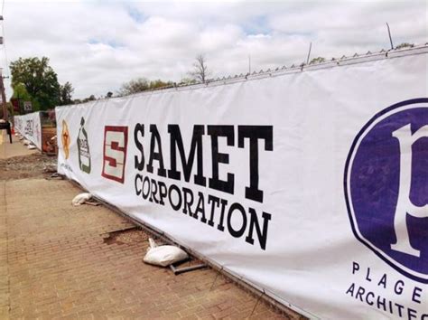 Construction Fence Screen Logo Gallery - Midwest Cover