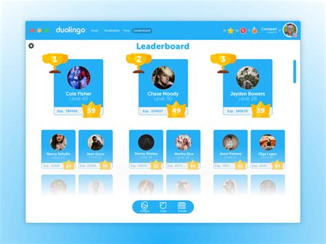 Duolingo Desktop App - Leaderboard | Duolingo, App, Desktop