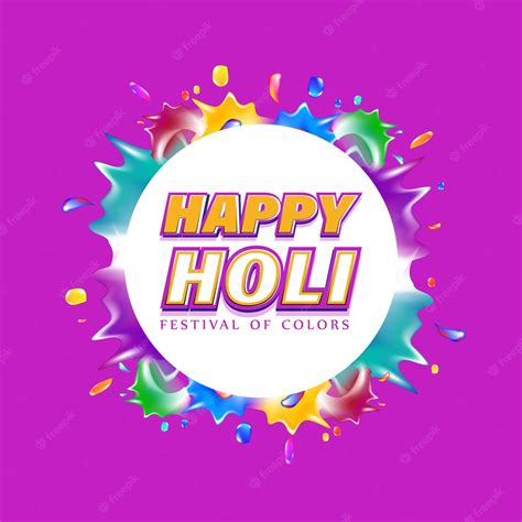 Premium Vector | Vector illustration of Happy Holi festival greeting ...