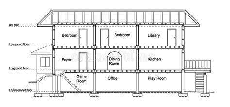 House Cross Section Drawing