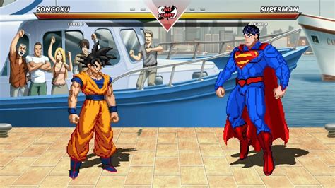 GOKU vs SUPERMAN - Highest Level Awesome Fight! - YouTube