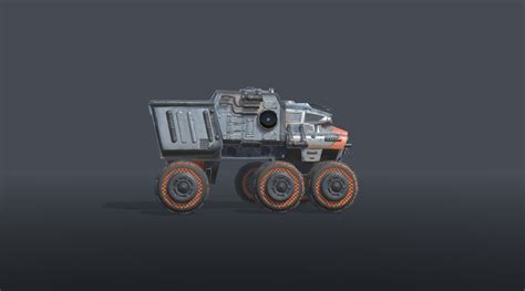 3D model Sci Fi Heavy Truck VR / AR / low-poly | CGTrader