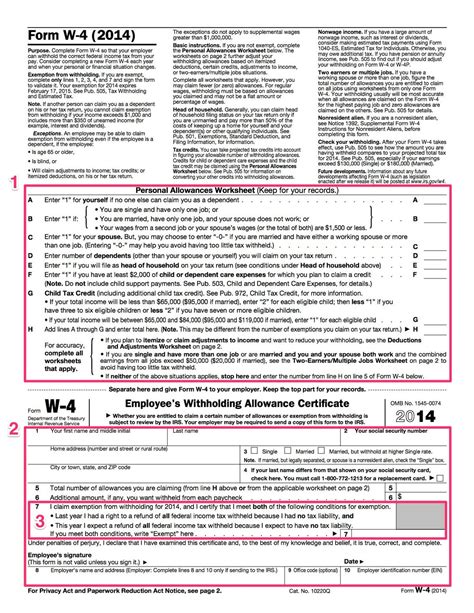 How to Complete the W-4 Tax Form | The Georgia Way