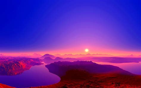 Purple Sunrise Wallpapers - 4k, HD Purple Sunrise Backgrounds on WallpaperBat