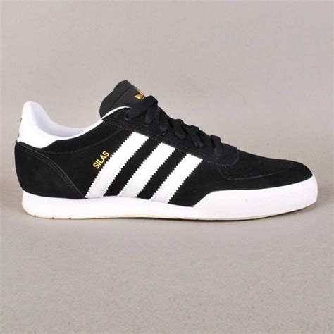 Adidas Skateboarding Adidas Skateboarding Silas SLR Skate Shoes - Black 1/Running White/Black 1 ...