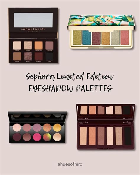 Sephora Limited Edition: Eyeshadow Palettes | Eyeshadow, Eyeshadow palette, Sephora