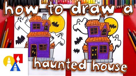 Halloween Haunted House Halloween Art For Kids Hub - Janainataba