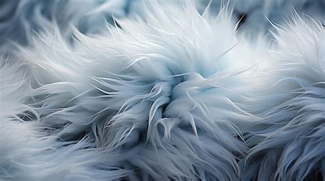 Premium Photo | Polar fox fur closeup generative ai