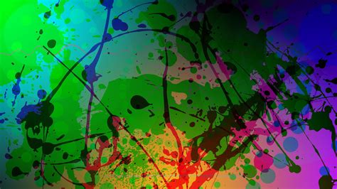 PixLith - Abstract Paint Splatter Wallpaper