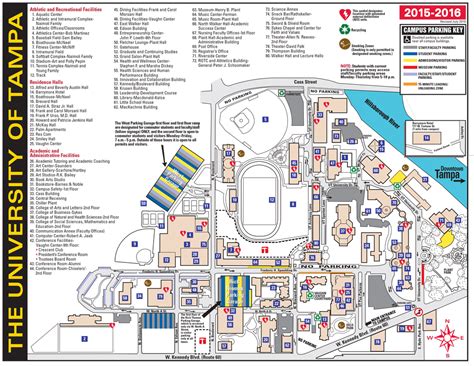 University Of Tampa Campus Map - Maps For You