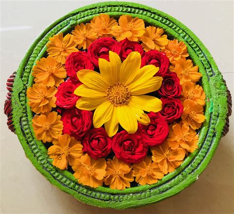 Flower design rangoli big | City Of