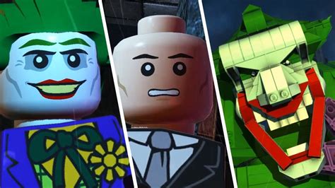 Lego Batman 2 DC Super Heroes - All Bosses With Cutscenes & Ending - YouTube