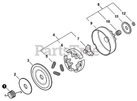 Echo CS-310 - Echo Chainsaw (SN: C04612001001 - C04612999999) Clutch ...